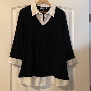 Karen Scott Sweater Blouse combo - Sz 1x
